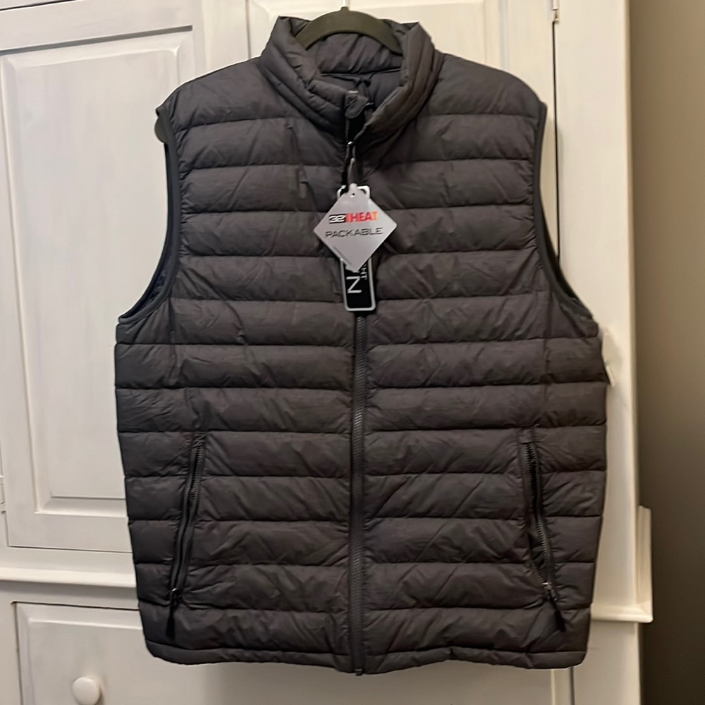 Ultra Light Gray Down Vest